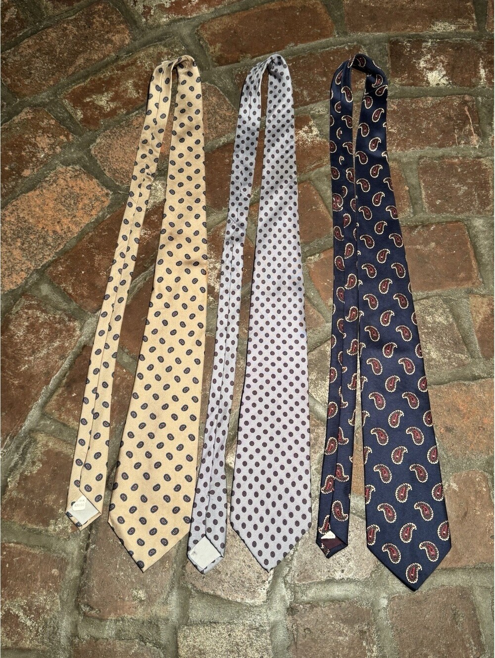 Lot Of 3 VTG Hardy Amies London All Silk Men’s Neckties